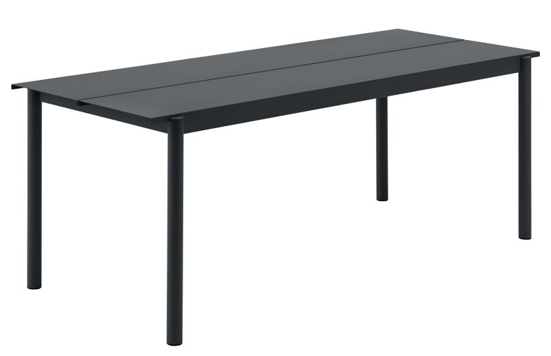 Linear Steel Table Outdoor Tisch 200x75 cm Muuto